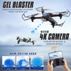 Advanced 2024 Gel Ball Blaster Drone with Screen on Controller, Long Distance Drone with Camera 4K HD Real Time Image Transmission for Kids