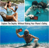 6.8" Waterproof Floating Phone Pouch With Lanyard (Pack Of 2)