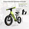 Adjustable Foldable Plastic No Pedal Childs Balance Bike